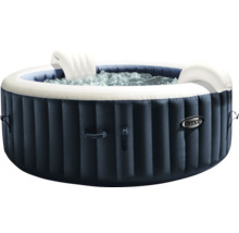 Jacuzzi gonflable avec appuie-tête intégrés et eau
