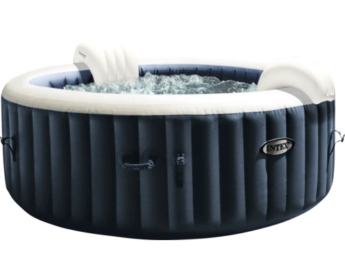 Jacuzzi gonflable avec appuie-tête intégrés et eau