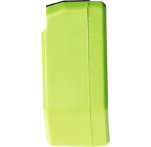 Batterie en plastique vert clair pour outils électriques.