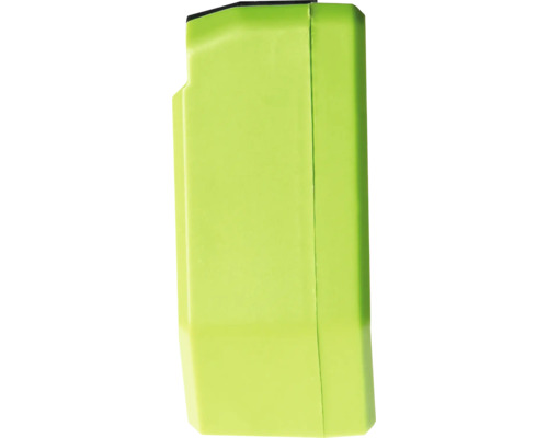 Batterie en plastique vert clair pour outils électriques.