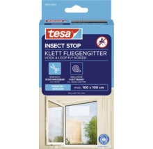 Moustiquaire à scratch Tesa Insect Stop pour fenêtres, taille maximale 100 x 100 cm