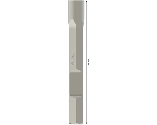 Burin Bosch en métal d'une longueur totale de 300 millimètres.