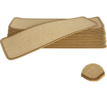 Treppenstufenmatten aus Sisal im Stapel