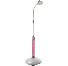 Lampadaire avec abat-jour rond et pied