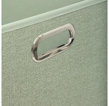 Gros plan d'une boîte de rangement avec poignée