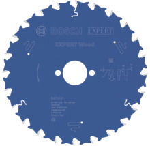 Lame de scie circulaire Bosch Expert Wood, diamètre 180 millimètres, alésage 30 millimètres, 24 dents, pour bois.
