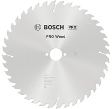 Lame de scie circulaire Bosch PRO Wood pour le bois avec 40 dents et un diamètre de 254 millimètres.