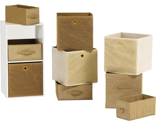 Inserts d'étagère et étagère en blanc