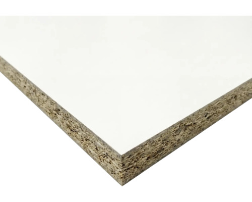 Panneau de particules avec revêtement