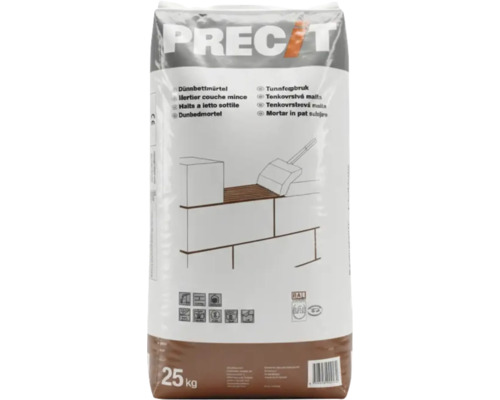 Mortier en couche mince en sac de 25 kilogrammes