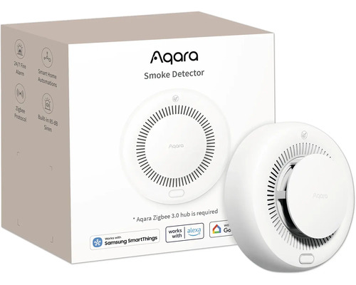 Aqara Rauchmelder weiß Aqara Rauchmelder mit Verpackung