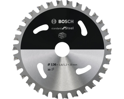 Lame de scie Bosch pour acier, diamètre 136 mm