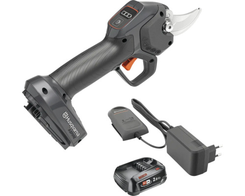 Sécateur de jardin à batterie Husqvarna Aspire avec batterie et chargeur