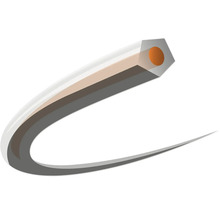 Symbole pour câble à fibre optique