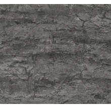 Papier peint aspect pierre avec surface texturée et fissures.