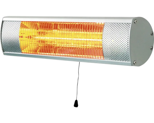 Radiateur infrarouge à fixer au mur avec interrupteur à tirette