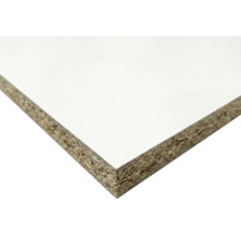 Panneau de particules avec revêtement