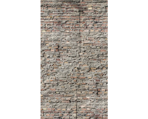 Ziegelmauer mit Mörtel