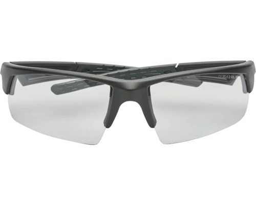 Lunettes de protection avec verres transparents et monture noire