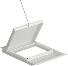 Revisionsklappe aus Metall mit Öffnung