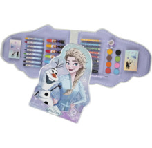 La Reine des Neiges mallette de peinture avec stylos, peintures et pinceaux
