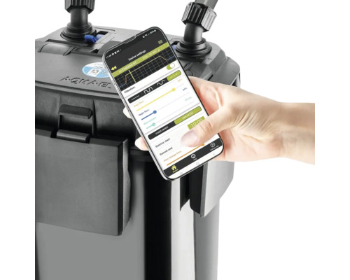 Aquarium Aussenfilter mit Smartphone App Steuerung