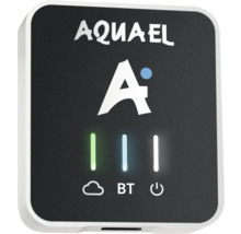 Aquael Gerät mit Cloud-, Bluetooth- und Power-Symbolen