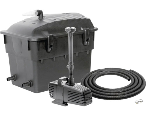 Ensemble de filtration pour bassin avec pompe et tuyau pour bassins de jardin