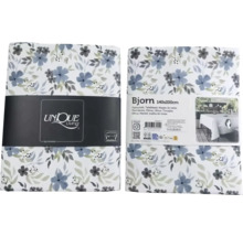 Nappe emballée avec motif floral, dimension 140x200 cm