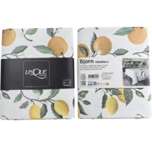 Nappe Bjorn, 140x200 cm, avec motif citron