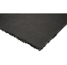 Gros plan d'une dalle de moquette noire