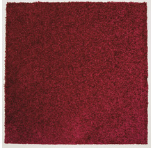 Vue détaillée d'un tapis rouge à boucles