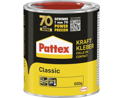 Colle forte Pattex Classic 650 g Pattex Kraftkleber Classic Boîte de 650 grammes
