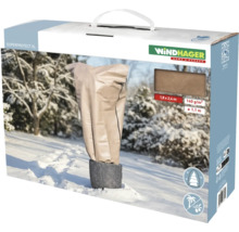 Housse de protection hivernale Windhager Superprotect XL, 1,8 x 2,4 mètres, 140 grammes par mètre carré, diamètre 1,1 mètre