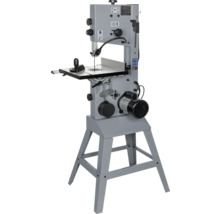 Bandsäge für Holzbearbeitung auf einem Stativ