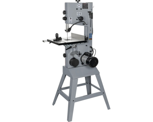 Bandsäge für Holzbearbeitung auf einem Stativ