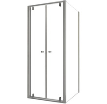 Duschkabine mit Drehtür und Rahmen