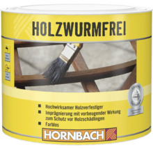 Boîte de produit de protection contre les vers du bois avec pinceau