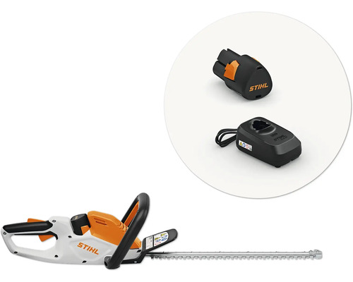 Taille-haie sans fil Stihl avec batterie et chargeur