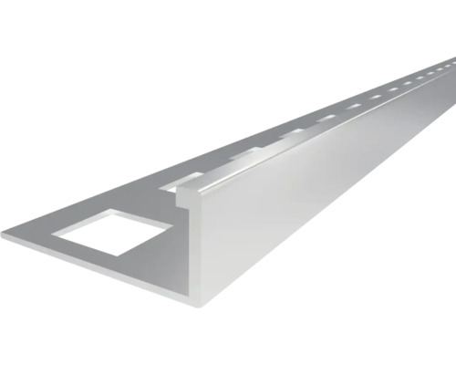 Profilé de carreaux en métal avec trous carrés
