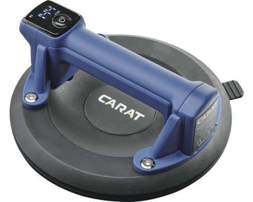 Digitaler Saugheber von Carat mit Display zur Handhabung von Fliesen und Glas.