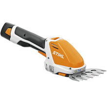 Cisailles à gazon à batterie STIHL avec lames de cisaille à gazon