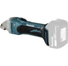 Cisaille à tôle sans fil Makita avec batterie de 18 Volts.