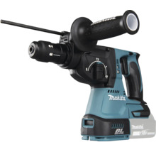 Perforateur sans fil Makita 18 Volts avec moteur sans charbon, poignée latérale et butée de profondeur.