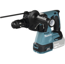 Perforateur sans fil Makita 18 Volt avec moteur sans balais, poignée latérale et butée de profondeur.