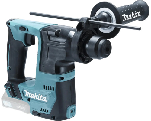 Makita Akku-Bohrhammer mit Seitengriff und Tiefenanschlag.