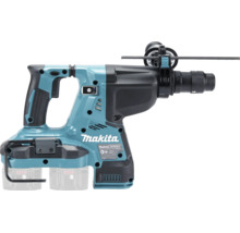 Makita Akku-Bohrhammer DHR283 mit SDS-Plus Aufnahme, Tiefenanschlag und Zusatzhandgriff.