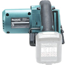 Scie circulaire sans fil Makita HS301D avec batterie lithium-ion 12 Volt et lame de 85 millimètres de diamètre.