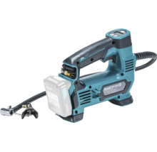 Compresseur sans fil Makita MP100D avec écran numérique et tuyau d'air.