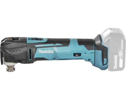 Makita Akku-Multitool mit 18 Volt Akku-Anschluss und Geschwindigkeitsregelung.